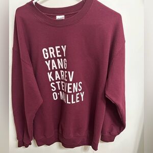 Greys Anatomy sweatshirt
